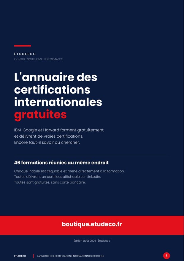 L'annuaire des certifications internationales gratuites